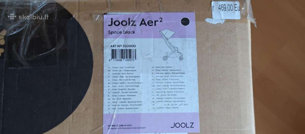 Joolz Aer 2 space black - nuotraukos Nr. 2