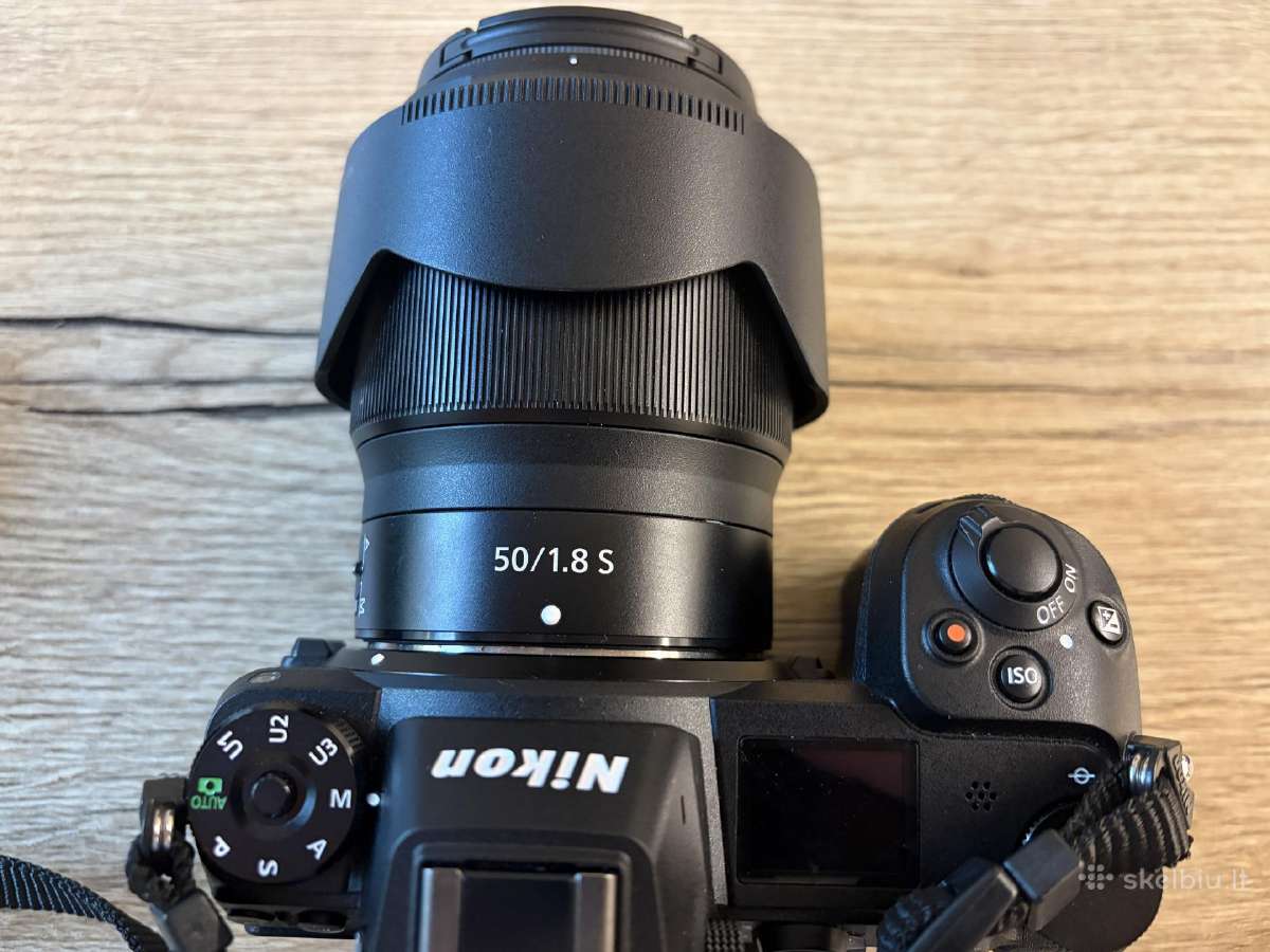Nikon Z6 komplektas+50mm+85mm+godox+kuprinė - nuotraukos Nr. 5
