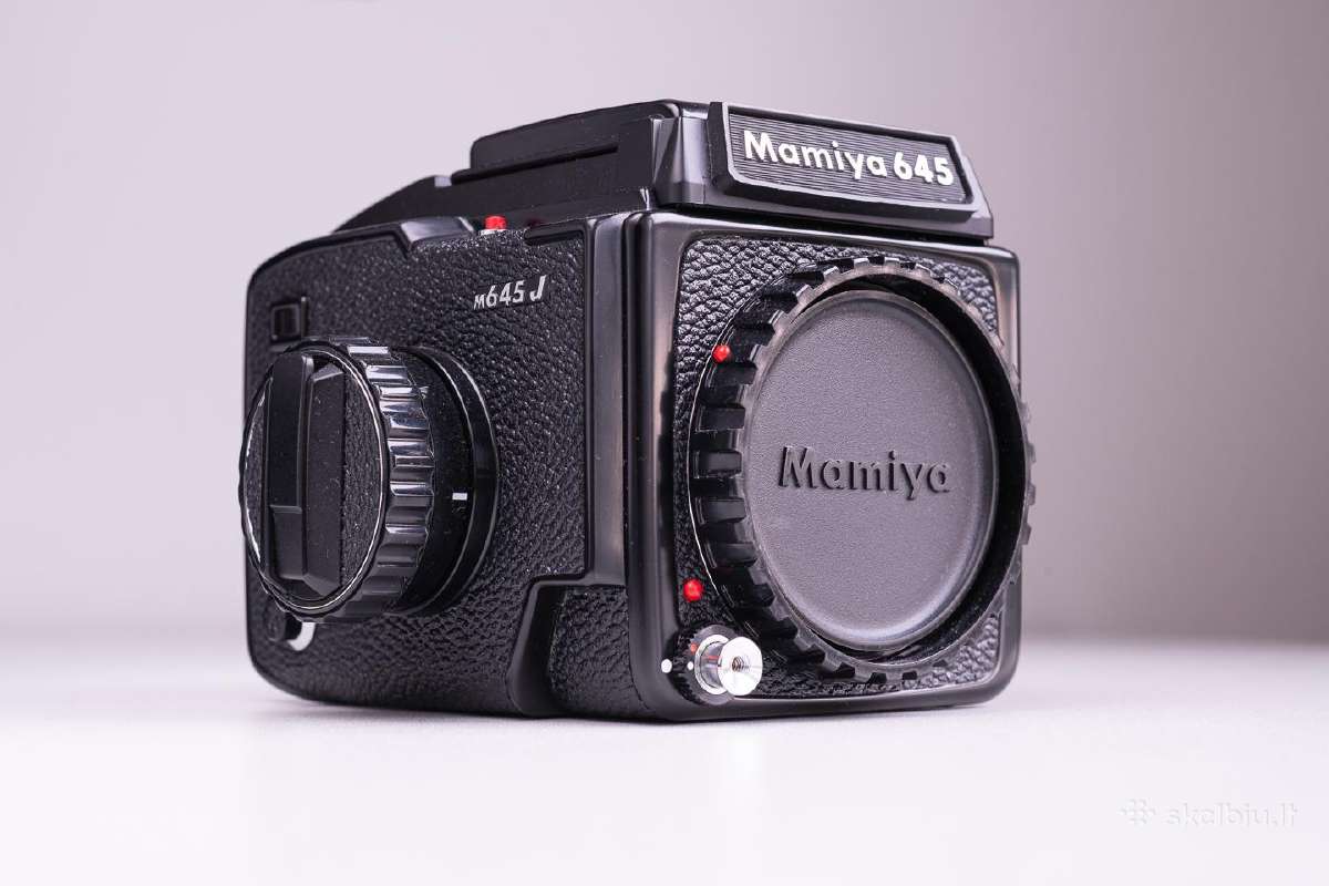 Vid. formato juostinis fotoaparatas Mamiya M645 J - nuotraukos Nr. 2