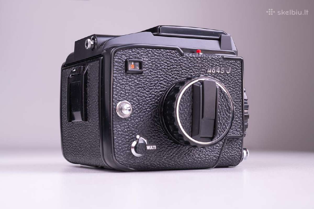 Vid. formato juostinis fotoaparatas Mamiya M645 J - nuotraukos Nr. 3