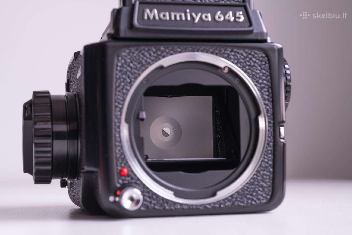 Vid. formato juostinis fotoaparatas Mamiya M645 J - nuotraukos Nr. 7