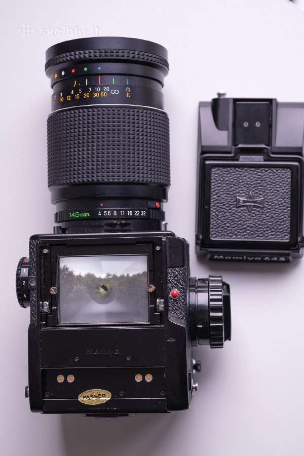 Vid. formato juostinis fotoaparatas Mamiya M645 J - nuotraukos Nr. 10