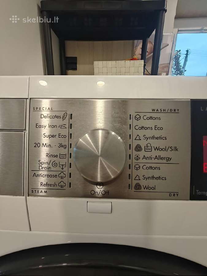 Aeg skalbyklė-džiovyklė L99695hwd - nuotraukos Nr. 7