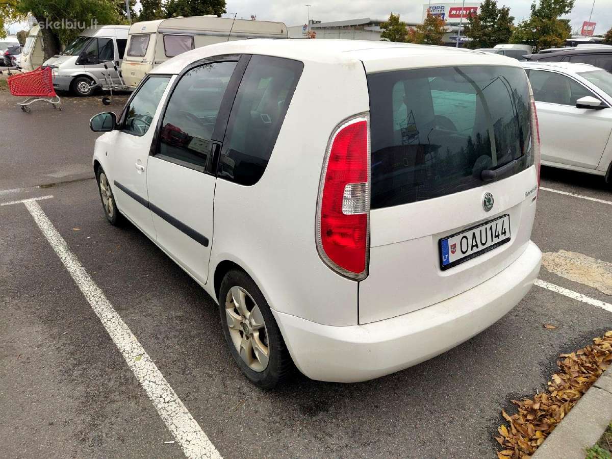 Škoda Roomster 2009 – Automatas + Dujos – Nuoma - nuotraukos Nr. 3
