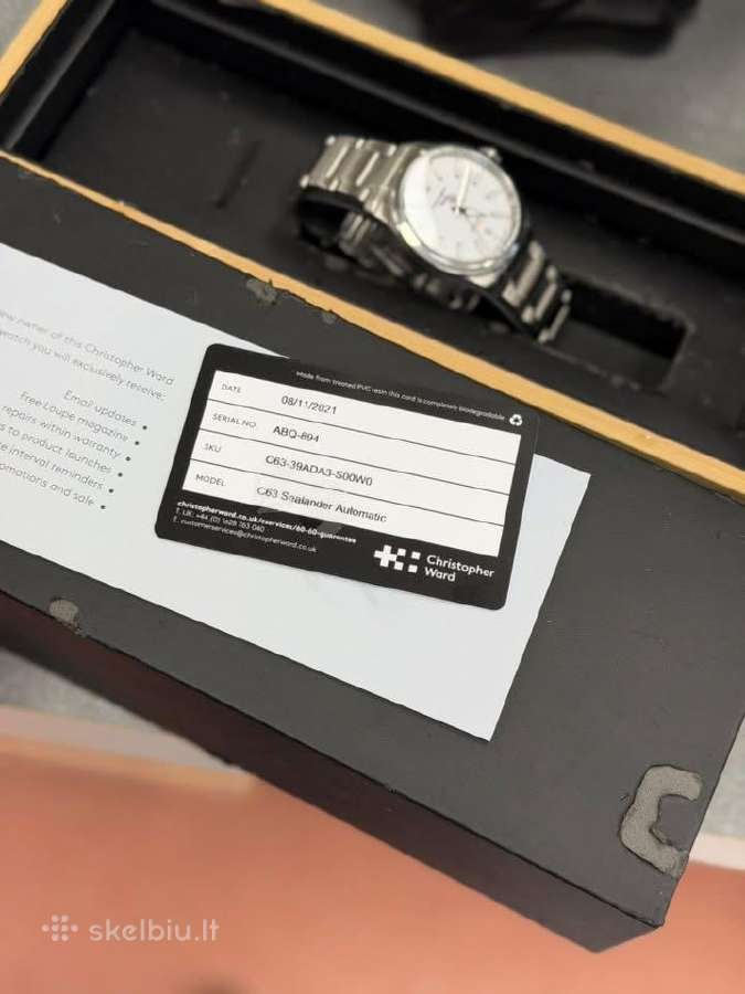 Christopher Ward C63 laikrodis - nuotraukos Nr. 4