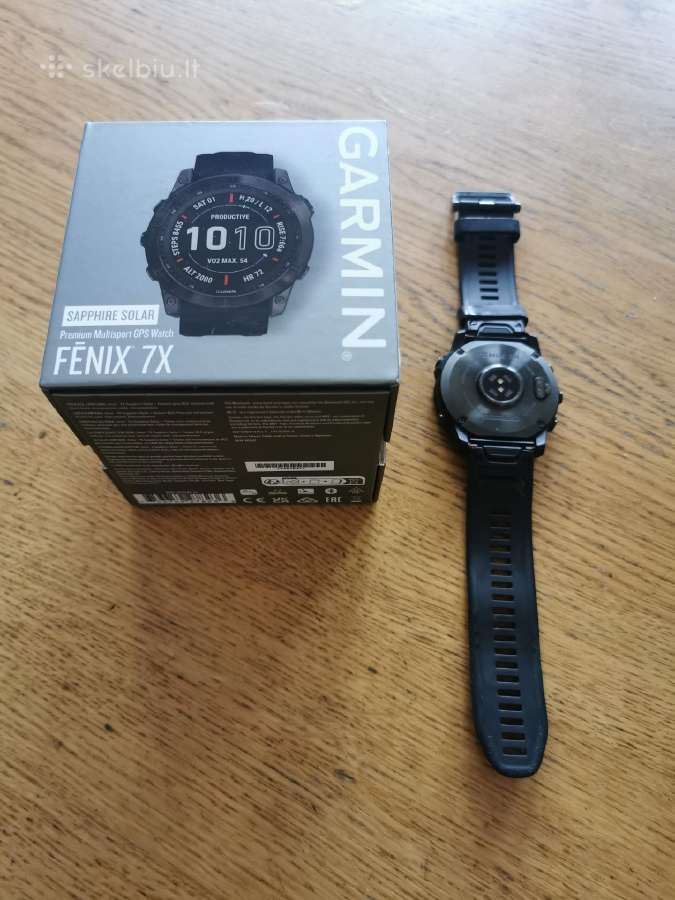 Garmin Fenix 7x Sapphire Solar - nuotraukos Nr. 3