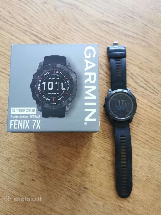 Garmin Fenix 7x Sapphire Solar - nuotraukos Nr. 2