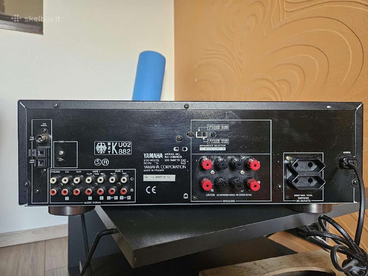 Yamaha Rx-398rds Natural Sound stereo stiprintuvas - nuotraukos Nr. 2