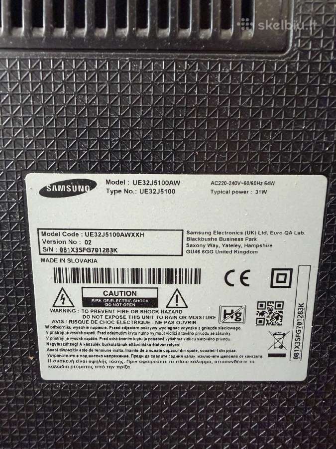Samsung 32 Full HD – Ue32j5100aw - nuotraukos Nr. 2