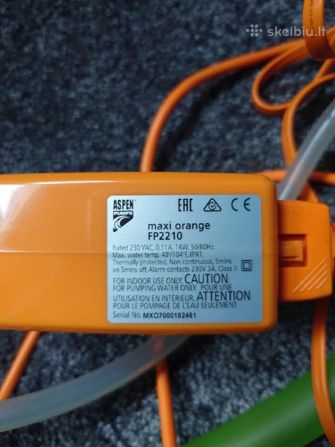 Aspen maxi orange kondicionierius siurblys - nuotraukos Nr. 3