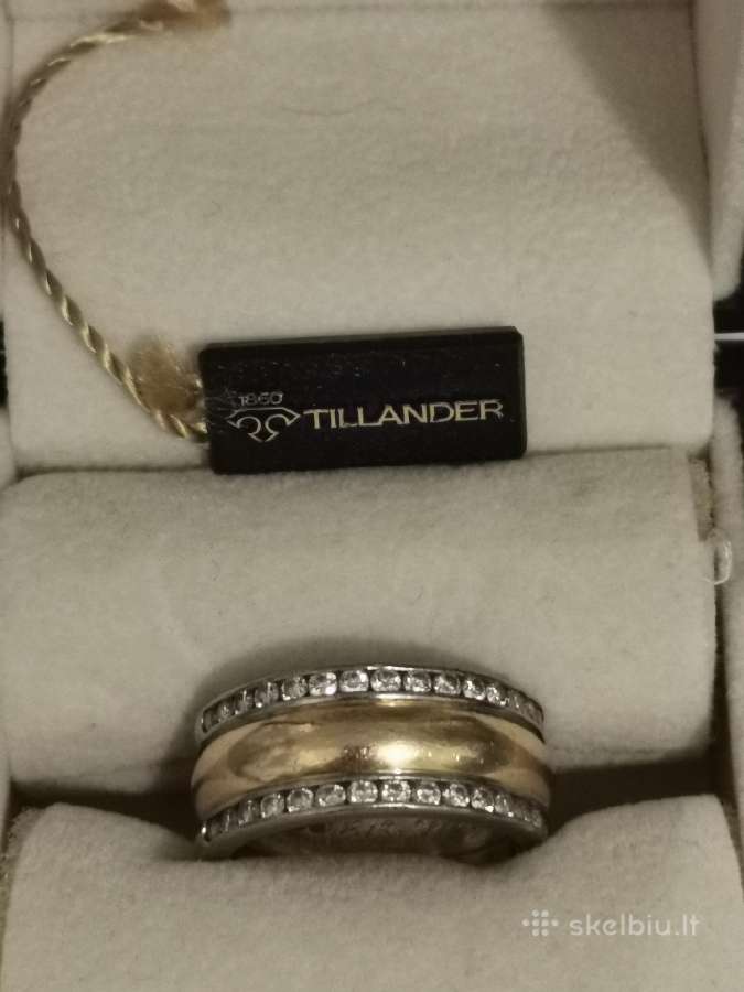 Tillander Emma Black diamond ring gold - nuotraukos Nr. 4