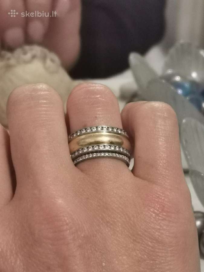 Tillander Emma Black diamond ring gold - nuotraukos Nr. 5
