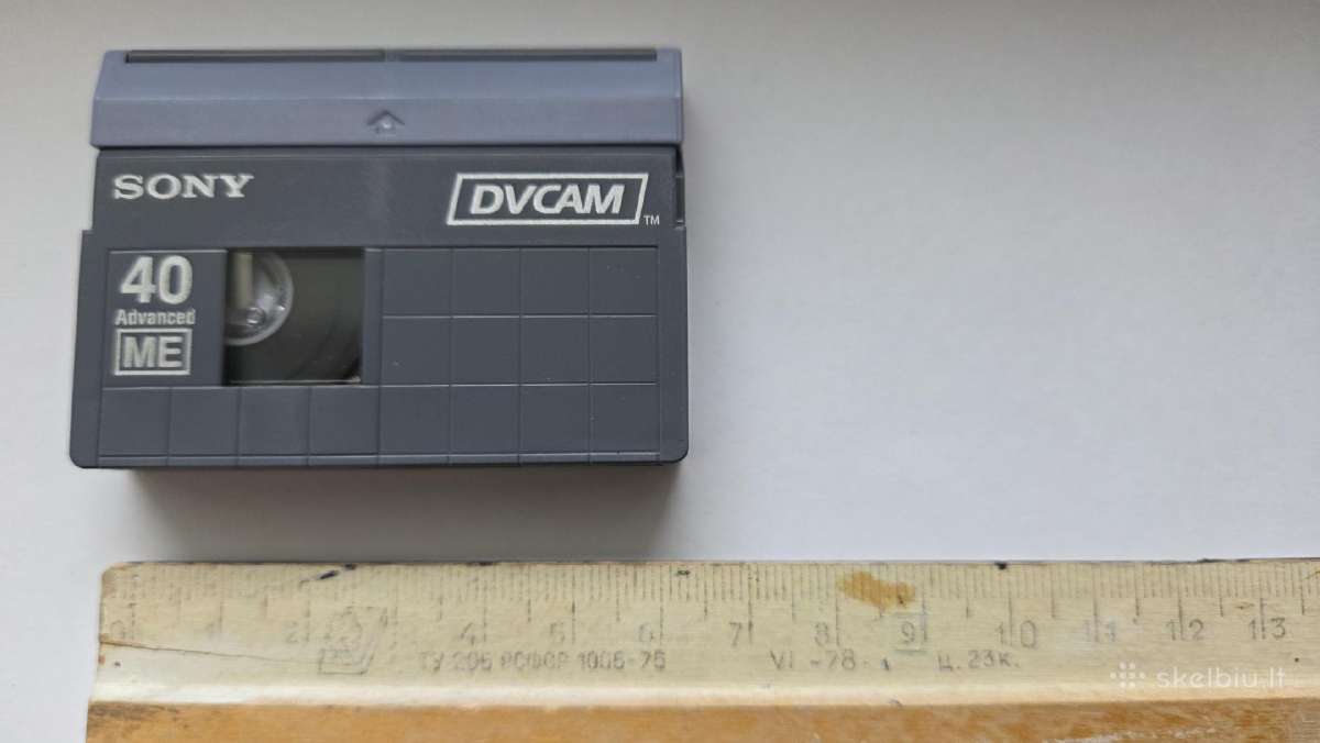 Sony Dvcam 40 skatmeninė vaizdo kasetė - nuotraukos Nr. 2