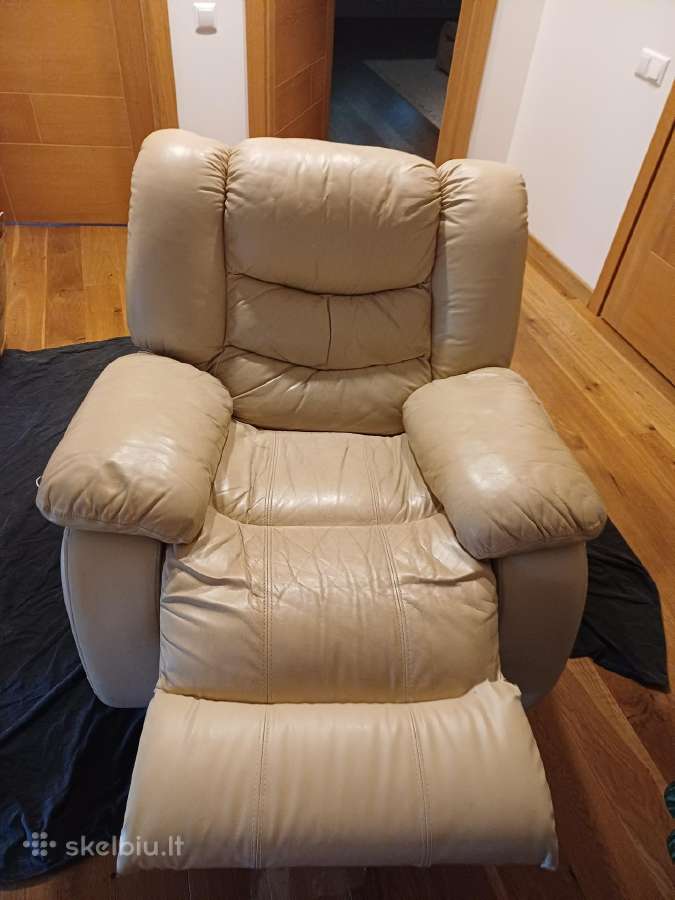 Miegama triviete odine sofa +odinis fotelis - nuotraukos Nr. 6