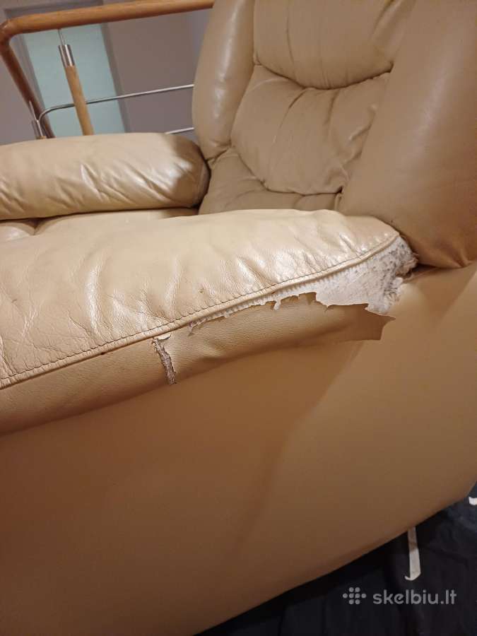 Miegama triviete odine sofa +odinis fotelis - nuotraukos Nr. 10