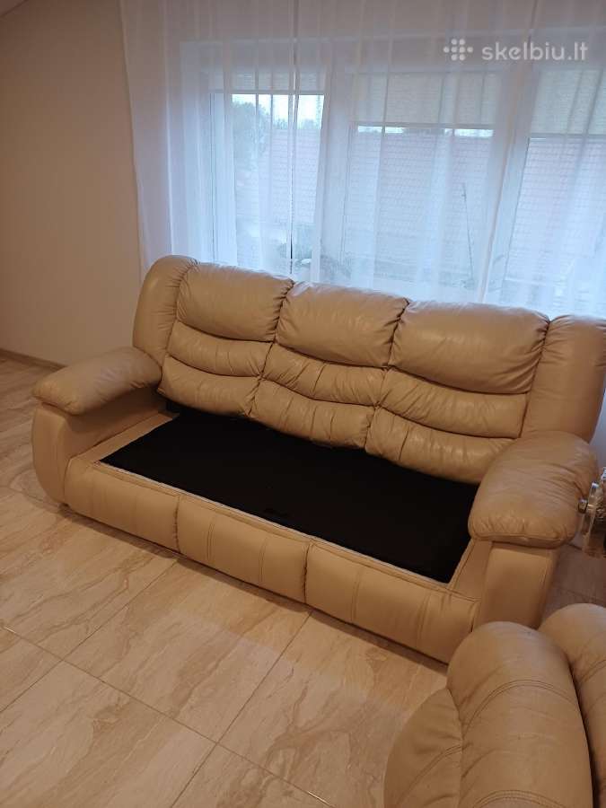 Miegama triviete odine sofa +odinis fotelis - nuotraukos Nr. 2