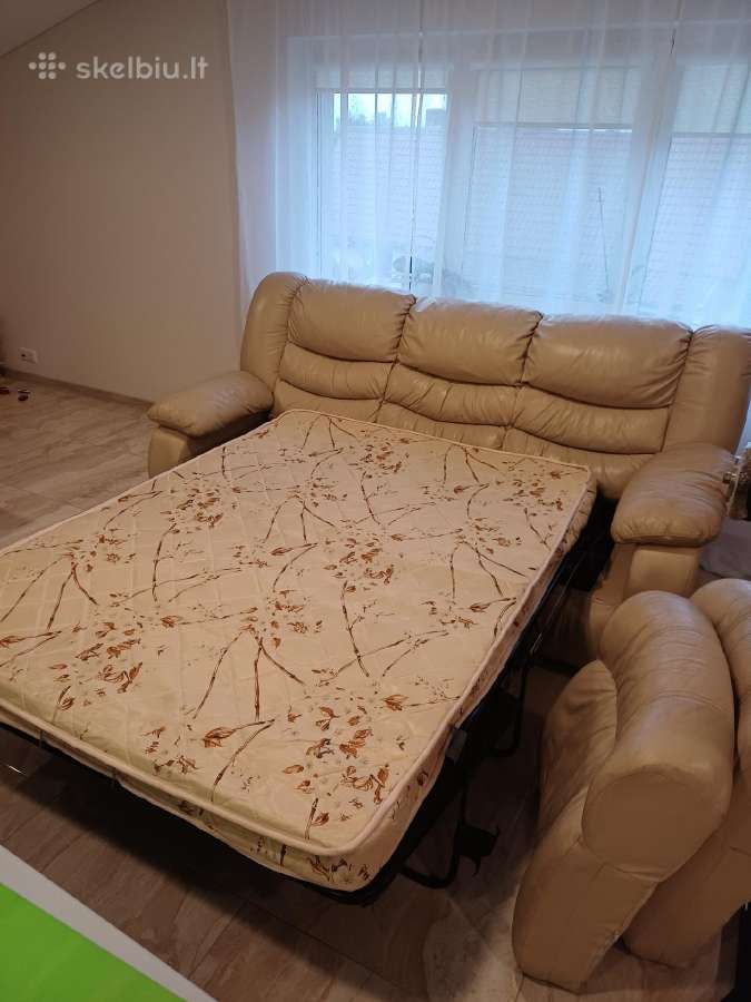 Miegama triviete odine sofa +odinis fotelis - nuotraukos Nr. 3