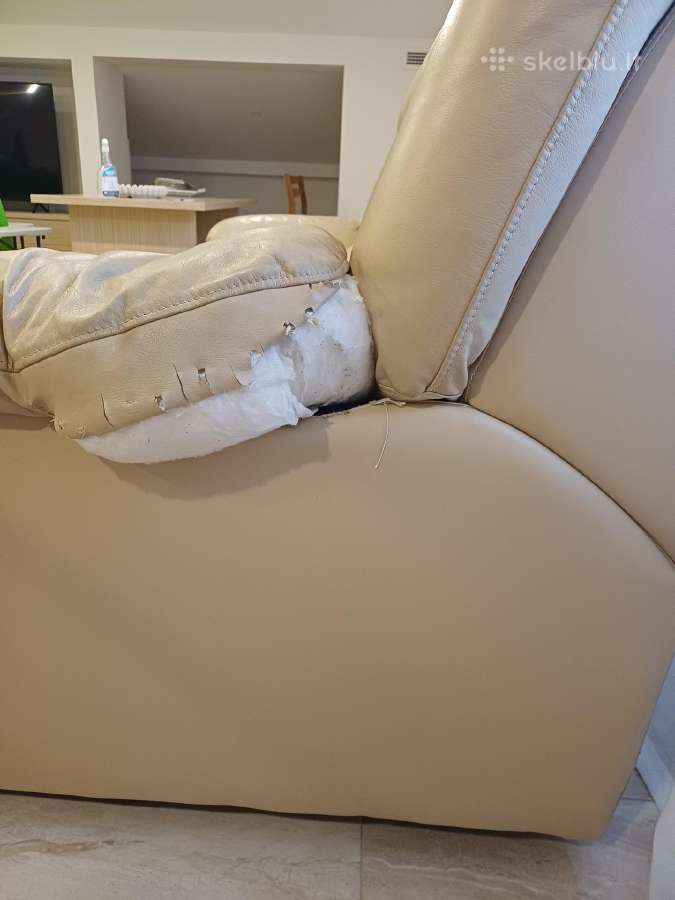 Miegama triviete odine sofa +odinis fotelis - nuotraukos Nr. 5
