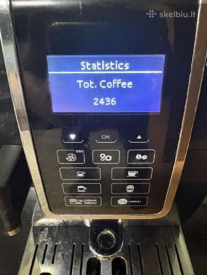 Automatinis kavos aparatas Delonghi Dinamica - nuotraukos Nr. 9
