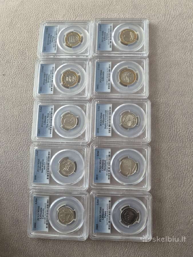Pcgs monetų kolekcija - nuotraukos Nr. 2