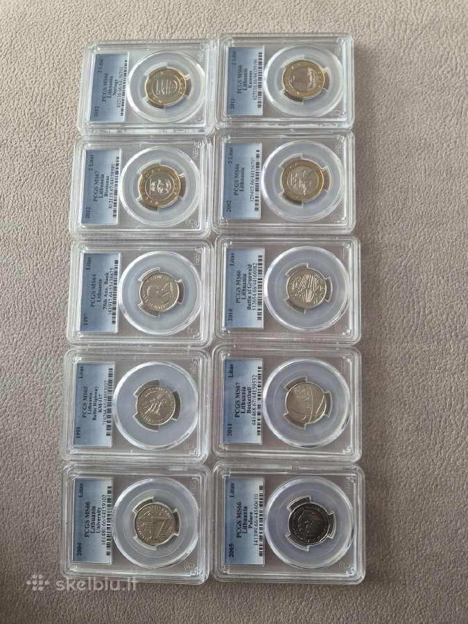 Pcgs monetų kolekcija - nuotraukos Nr. 3