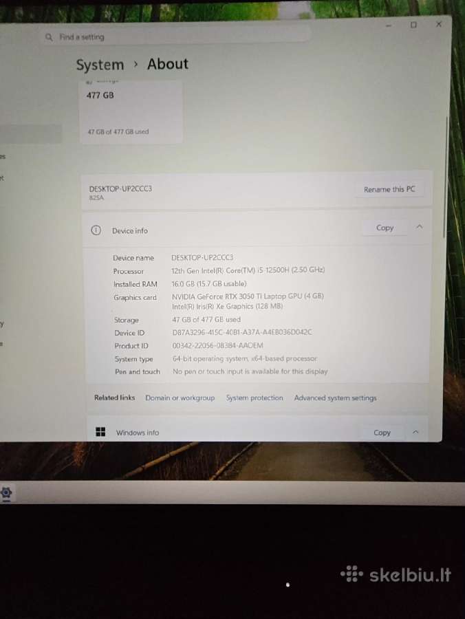 Lenovo ideapad gaming 3 15iah7 - nuotraukos Nr. 4