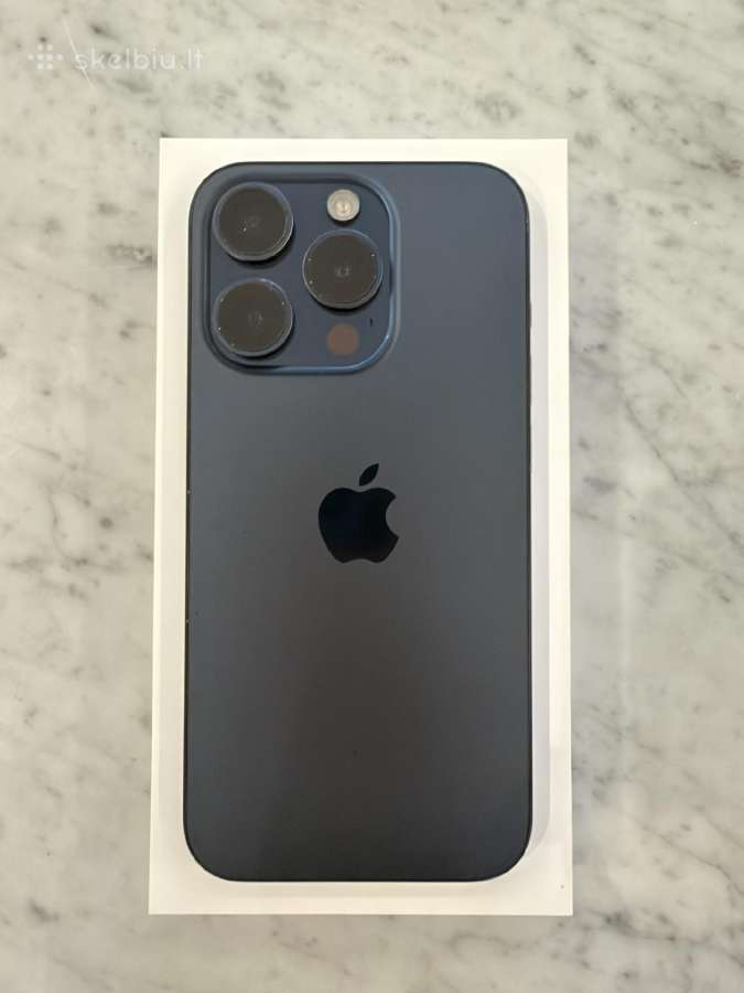 iPhone 15 Pro 256 GB Blue Titanium - nuotraukos Nr. 2