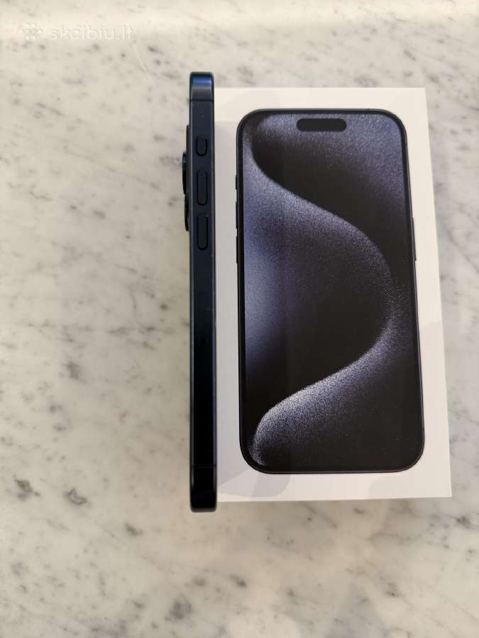 iPhone 15 Pro 256 GB Blue Titanium - nuotraukos Nr. 4