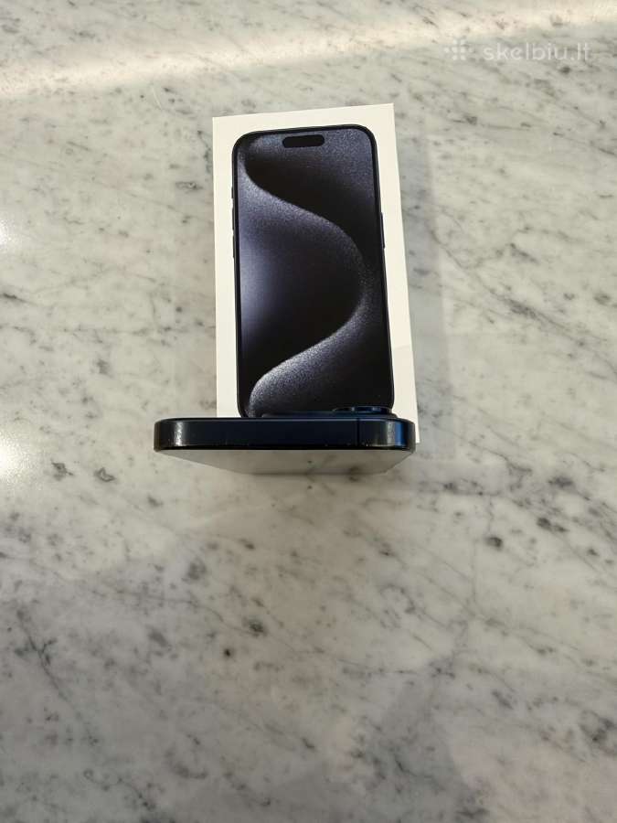 iPhone 15 Pro 256 GB Blue Titanium - nuotraukos Nr. 5