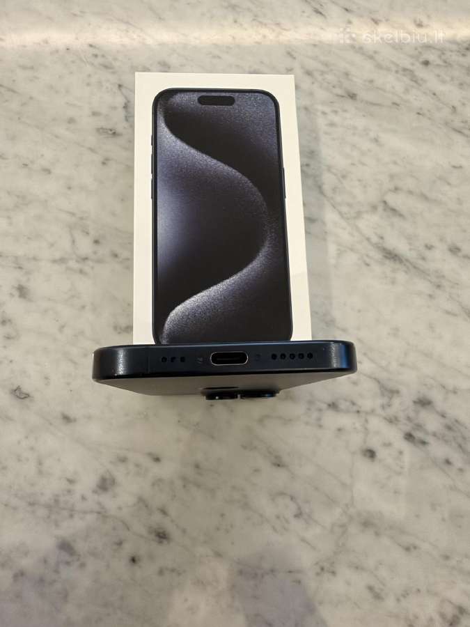 iPhone 15 Pro 256 GB Blue Titanium - nuotraukos Nr. 6