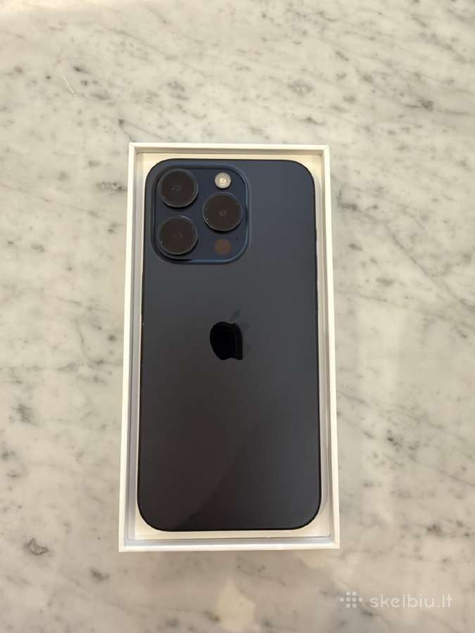 iPhone 15 Pro 256 GB Blue Titanium - nuotraukos Nr. 8