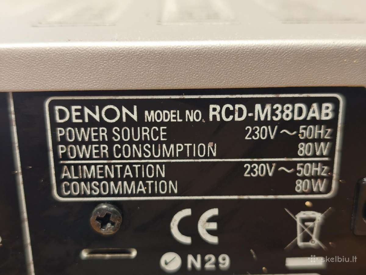 Denon Rcd-m38dab resyveris - nuotraukos Nr. 4