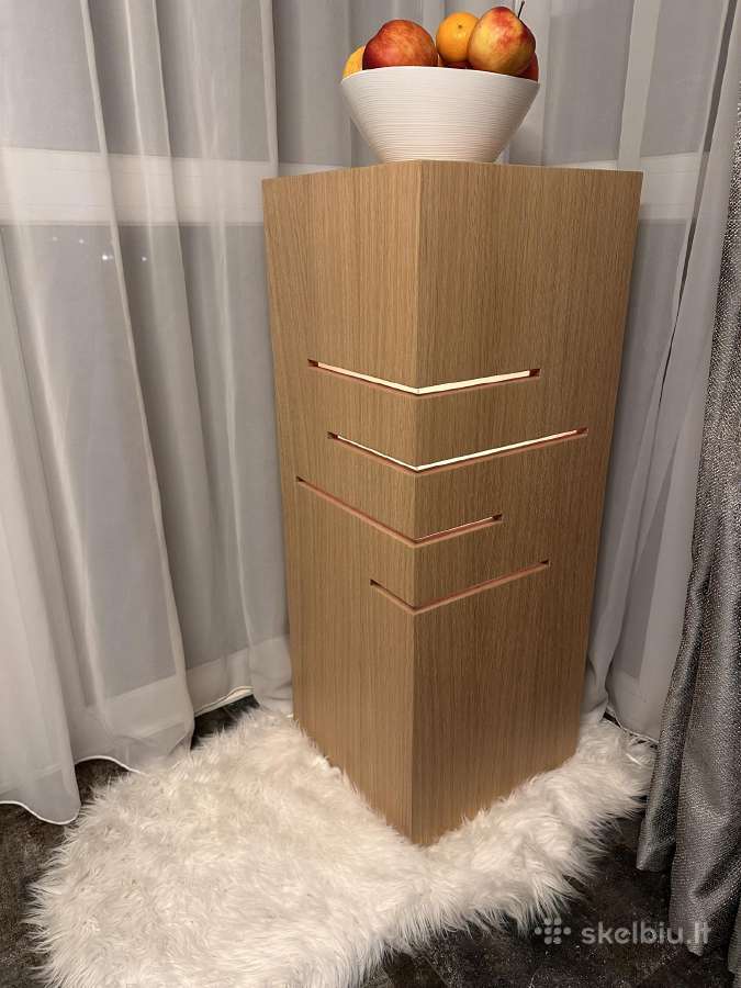 Ąžuolinė kolona su išmaniu LED apšvietimu - nuotraukos Nr. 6