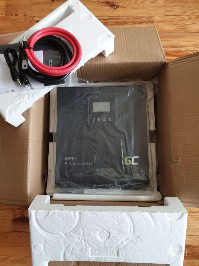 Naujas Saulės inverteris Green Cell 24v 3000w - nuotraukos Nr. 2
