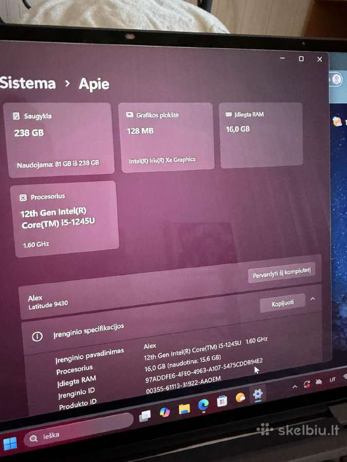 Dell latitude 9430 - nuotraukos Nr. 2
