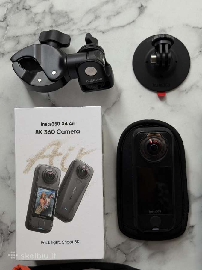 Insta 360 x4 air su priedais - nuotraukos Nr. 5