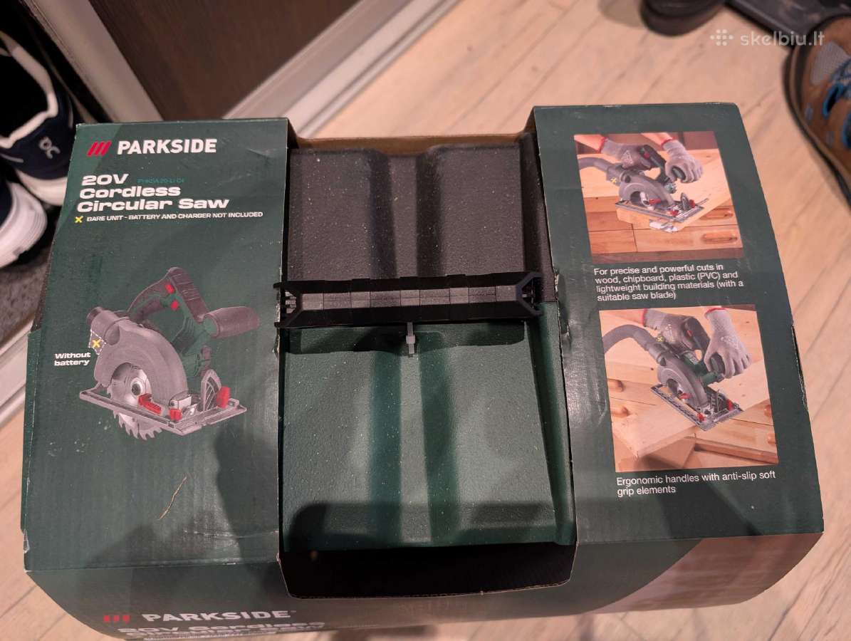 Parkside akumuliatorinis 20v diskinis pjūklas - nuotraukos Nr. 2