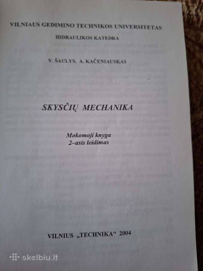 Skysčių mechanika - nuotraukos Nr. 2