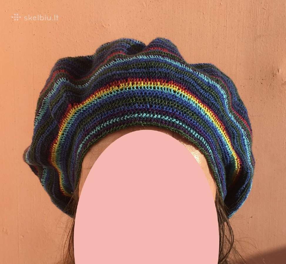 Dreadlock kepurė "Rainbow" - nuotraukos Nr. 2