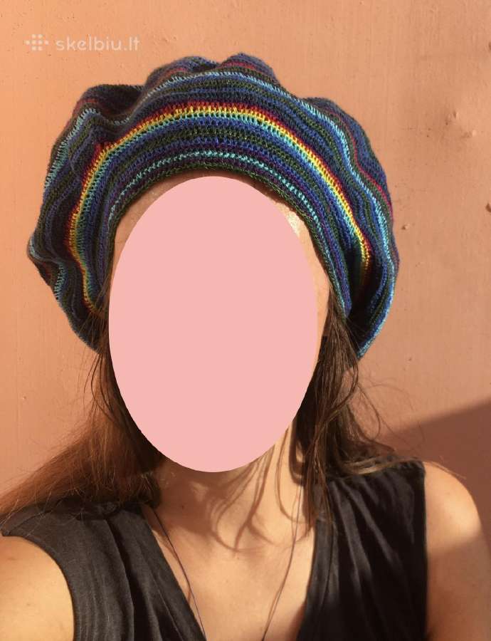 Dreadlock kepurė "Rainbow" - nuotraukos Nr. 3