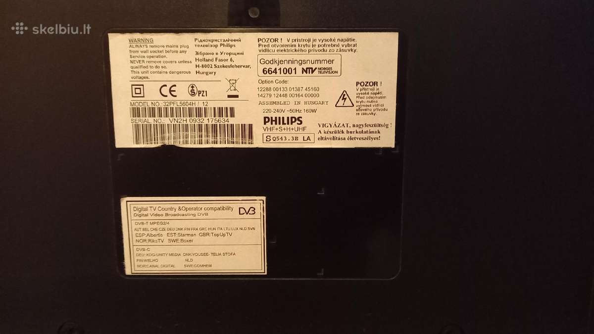 Televizorius Philips 32pfl5604h/12 - nuotraukos Nr. 6