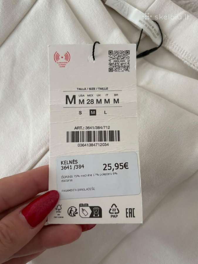 Zara kreminis 2 dalių kostiumėlis –M - nuotraukos Nr. 8