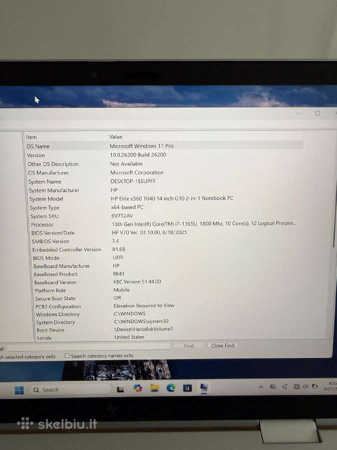 Nešiojamas kompiuteris Hp Elitebook X360 1040 G10 - nuotraukos Nr. 6