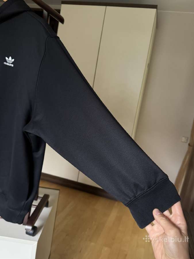 Adidas Trefoil moteriškas juodas džemperis - nuotraukos Nr. 13