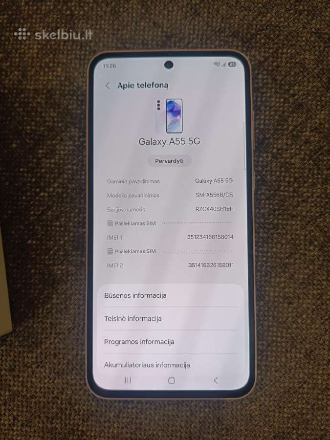 Samsung Galaxy A55 5G - nuotraukos Nr. 3
