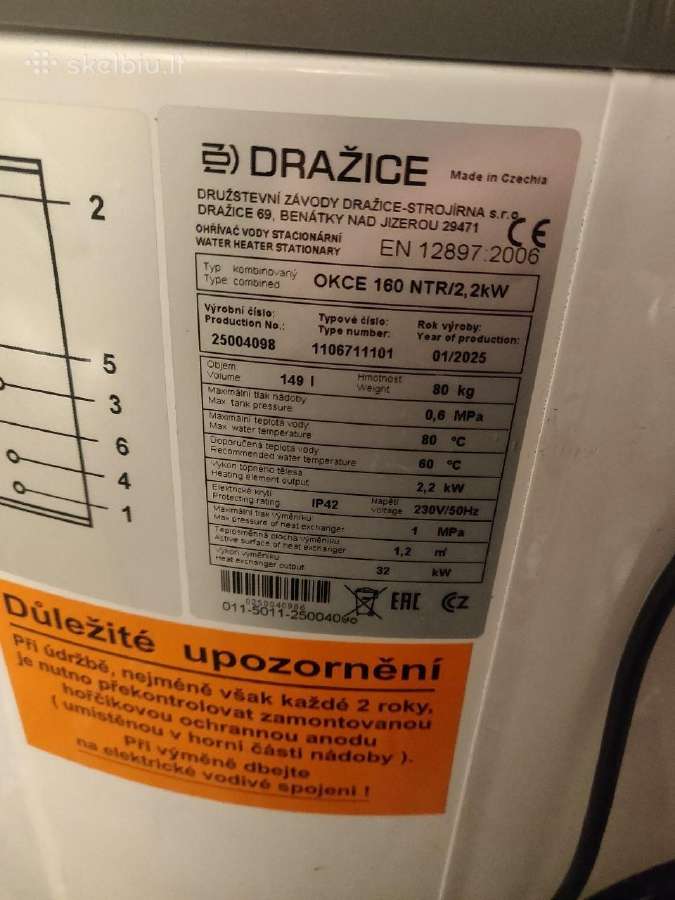 Dujinis katilas Baxi Luna platinum 1.24 - nuotraukos Nr. 6
