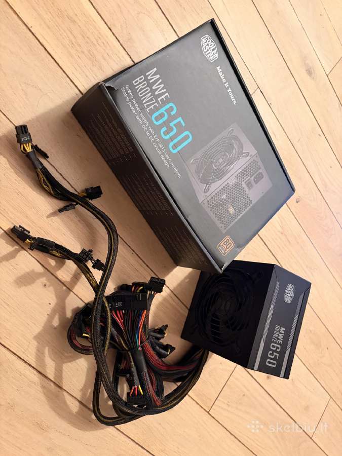Maitinimo šaltinis Coolermaster Mwe 650 Bronze - nuotraukos Nr. 3