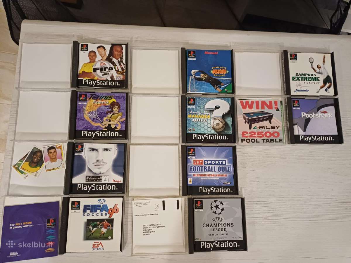 Kolekcines bukles ps1 originalus zaidimai - nuotraukos Nr. 3