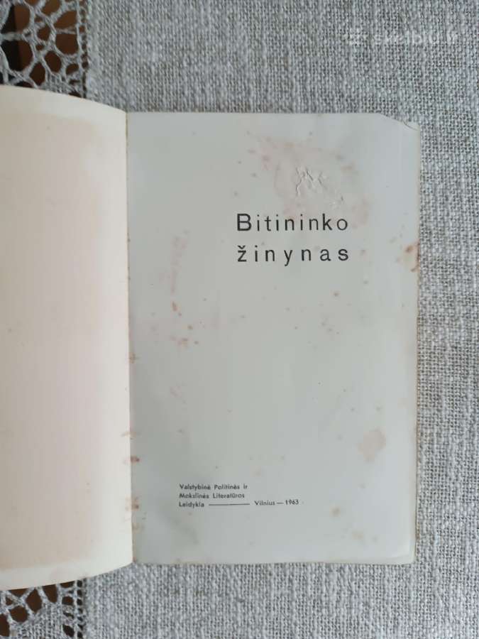 Knyga Bitininko žinynas - nuotraukos Nr. 3