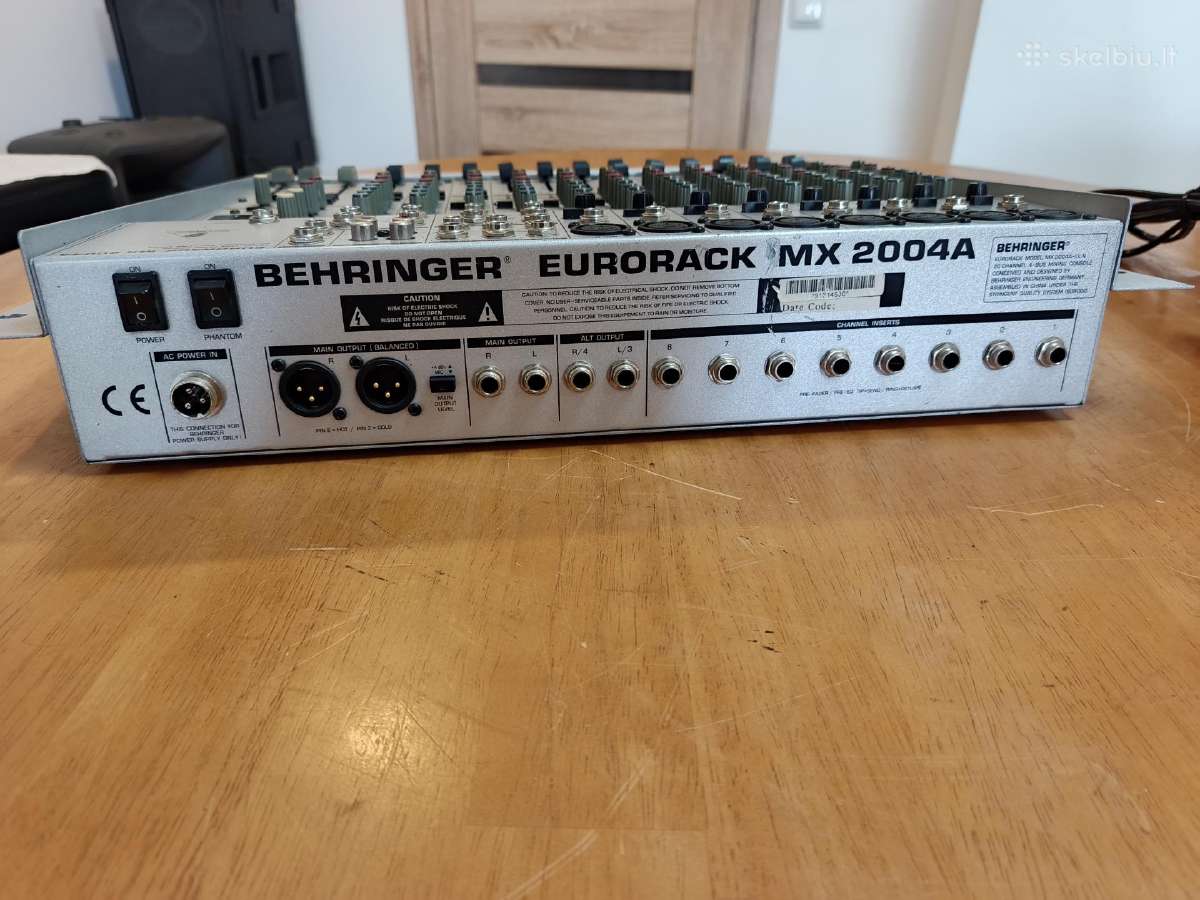 Mikserinis pultas Behringer mx 2004 a - nuotraukos Nr. 5